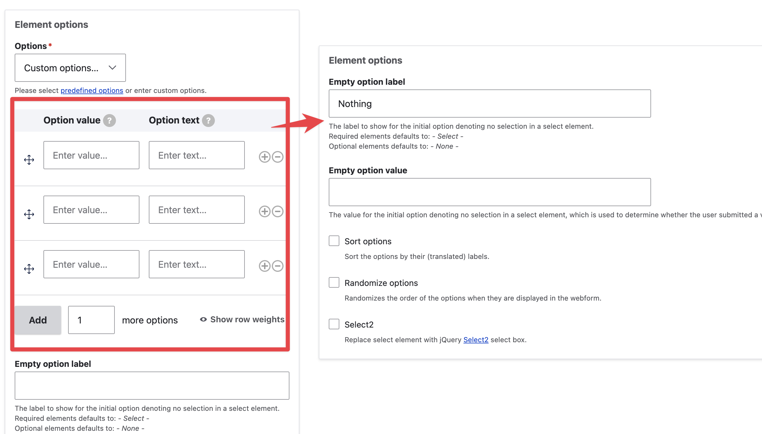 Warning: Undefined Array Key "#options" Leads To TypeError: Drupal\Core ...